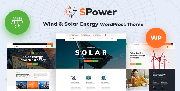 SPower - Wind & Solar Energy WordPress Theme icon