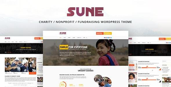 SUNE - Charity / Nonprofit / Fundraising WordPress Theme icon