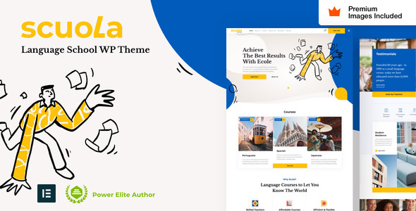 Scuola - Language School Courses WordPress icon