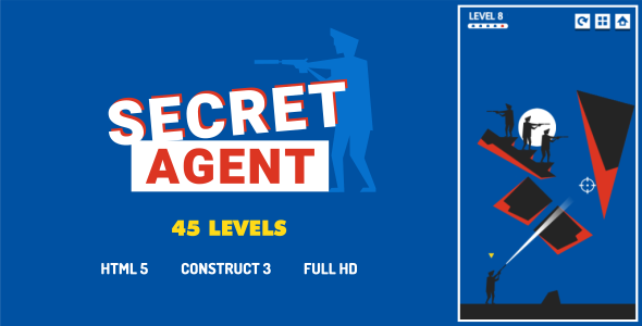 Secret Agent - HTML5 Game (Construct3) icon