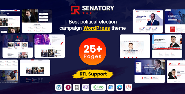 Senatory - Political Candidate WordPress Theme icon