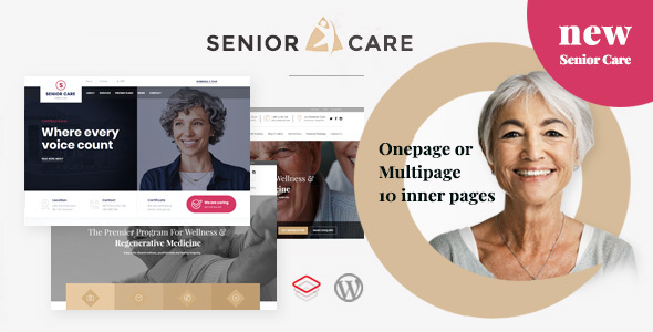 Senior | Health and Medical Care WordPress Theme icon