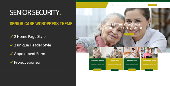 Senior Security - Senior Care WordPress Theme icon