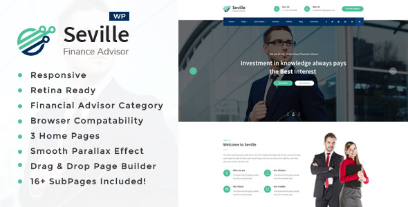 Seville -Business Consulting Services WordPress Theme icon