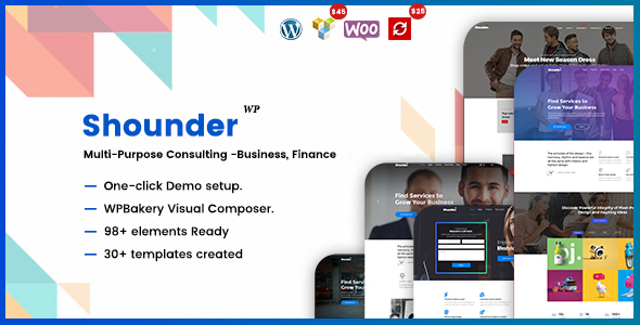 Shounder - Multi-Purpose Consulting Business WordPress Theme icon