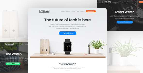 Single Product Landing Page WordPress Theme - Proland icon