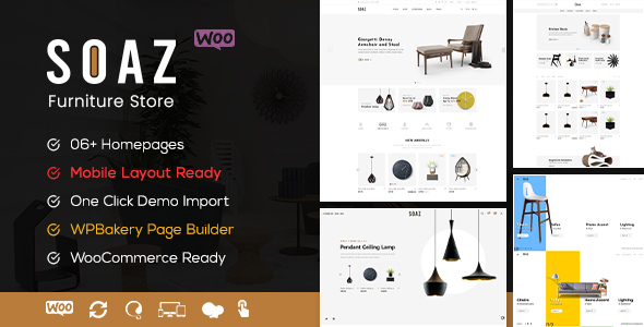 Soaz - Furniture Store WooCommerce WordPress Theme (Mobile Layout Ready) icon
