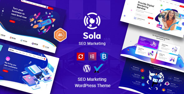 Sola - SEO Marketing WordPress Theme icon