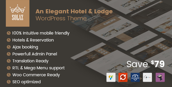 Solaz - An Elegant Hotel & Lodge WordPress Theme icon