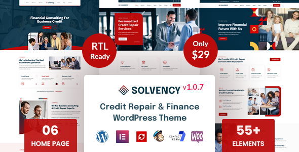 Solvency - Finance & Credit Repair WordPress Theme icon