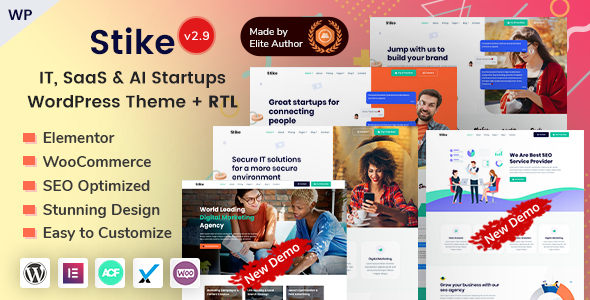 Stike - Technology & SEO IT Startup WordPress Theme icon