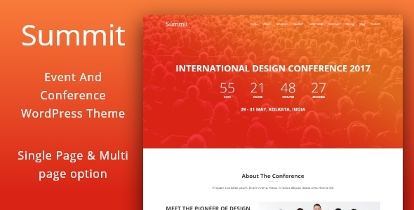 Summit - Event And Conference WordPress Theme icon