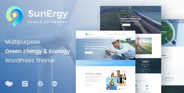 Sunergy - Wind & Solar Green Energy WordPress Theme icon