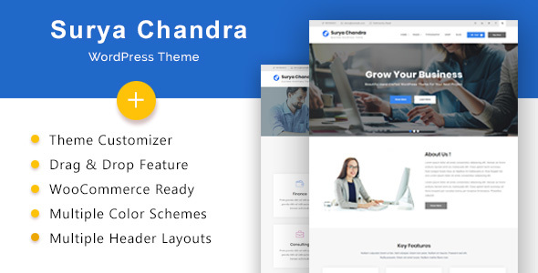 Surya Chandra - Responsive Multi-Purpose WordPress Theme icon