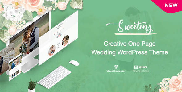 Sweetinz - Creative OnePage Wedding WordPress Theme icon