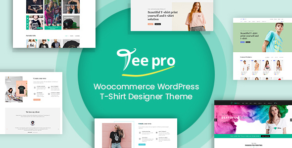 TEEPRO - Woocommerce Custom T-Shirt Designer WordPress Theme icon