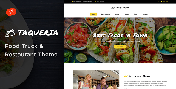 Taqueria - Food Truck & Restaurant Theme icon
