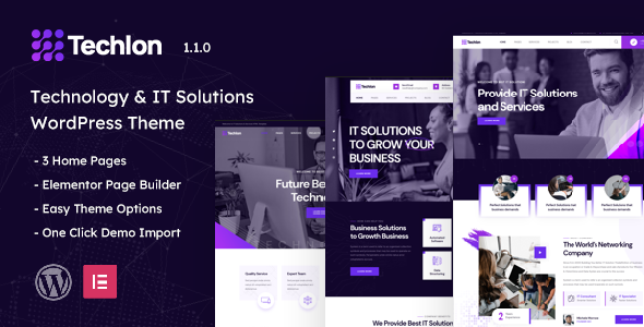 Techlon - Technology & IT Solutions WordPress Theme icon