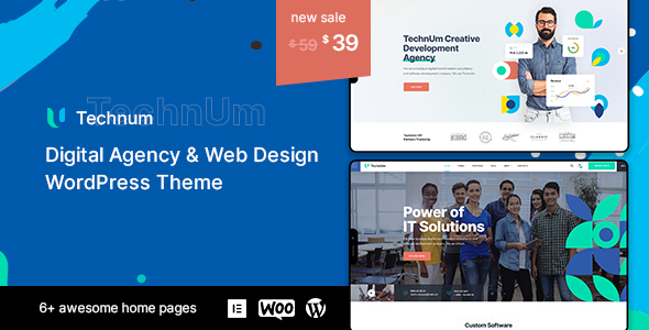 Technum | Digital Agency & Web Design WordPress Theme icon