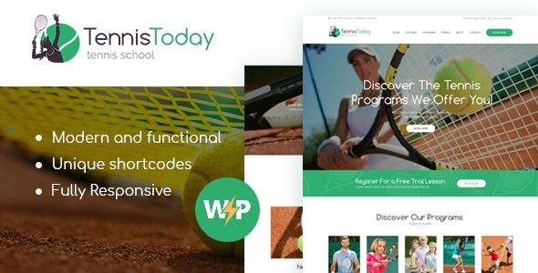 Tennis Today | Sport School & Events WordPress Theme icon