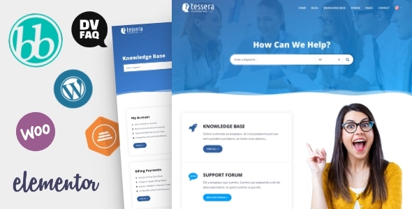 Tessera - Knowledge Base & Support Forum WordPress Theme icon