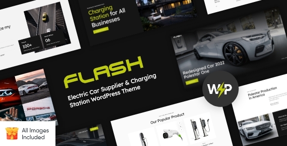 The Flash - Electric Car Supplier & Charging Station WordPress Theme icon