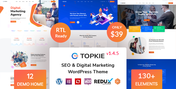 Topkie - SEO Marketing WordPress Theme icon