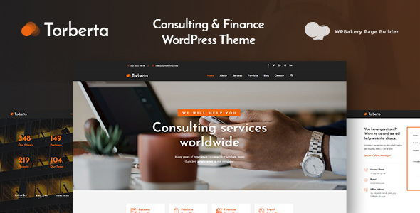 Torberta - Consulting & Finance WordPress Theme icon
