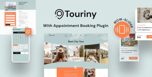 Tour & Travel Booking WordPress Theme - Touriny icon