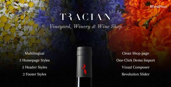Tracian - Wine WordPress Theme icon
