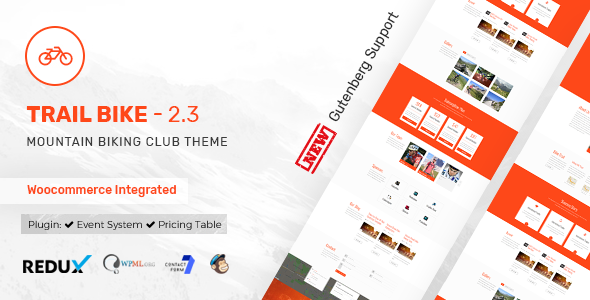 Trail Bike WP - WordPress Mountain Biking Club Theme icon