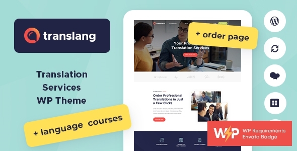 Translang | Translation Services & Language Courses WordPress Theme icon