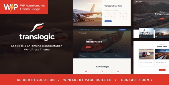 Translogic | Logistics & Shipment Transportation WordPress Theme icon