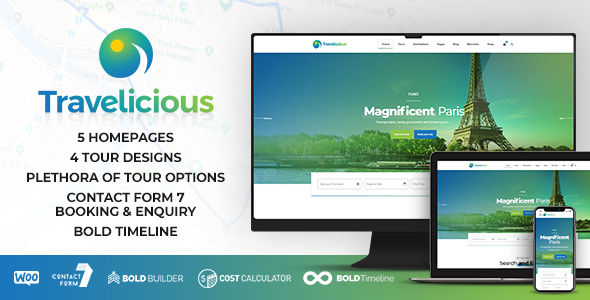 Travelicious - Tour Operator Theme icon