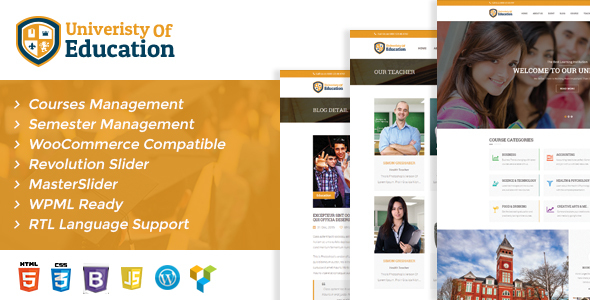 University of Education WordPress Theme - Courses Management WP icon
