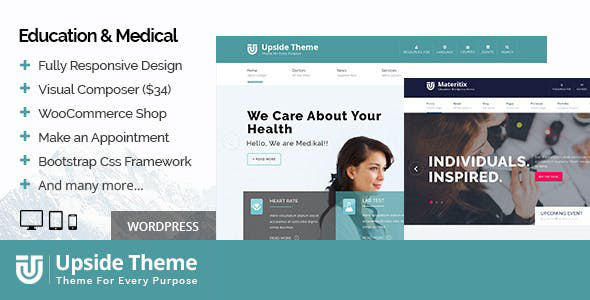 Upside - Multi purpose WordPress theme icon
