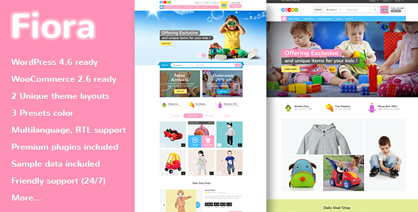 VG Fiora - WooCommerce WordPress Theme for Kids Store icon