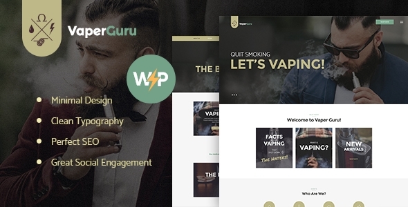VaperGuru - Vapers Community & Cigarette Store WordPress Theme icon