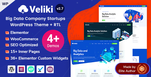 Veliki - Big Data Analytics & Machine Learning WordPress Theme icon