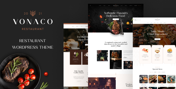 Vonaco - Restaurant & Coffee Shop WordPress Theme icon