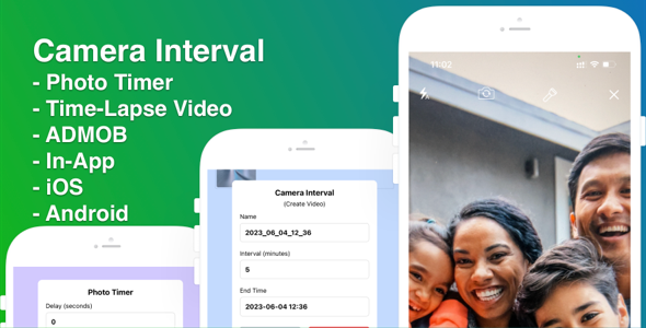 Camera Interval - Photo Timer and Time-Lapse Video React Native 0.71.8 icon