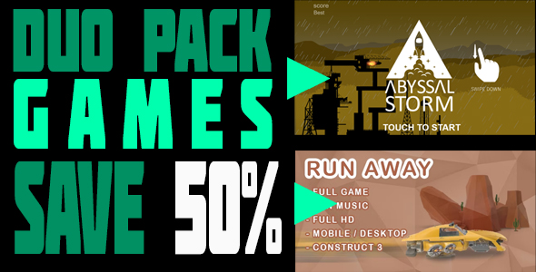 DUO PACK GAMES 1 - Construct3 & HTML icon