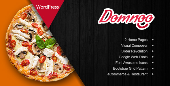 Domnoo - Pizza & Restaurant WordPress Theme icon
