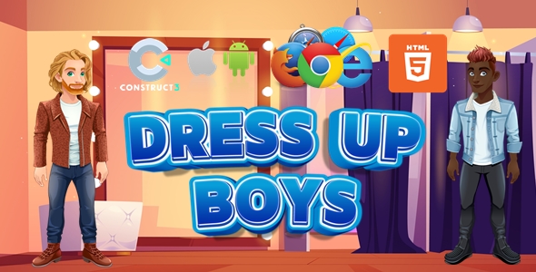 Dress Up Boys - Dress Up Game - HTML5/Desktop/Mobile (C3P) icon