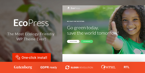 Eco Press - Nature, Ecology & NGO WordPress Theme icon