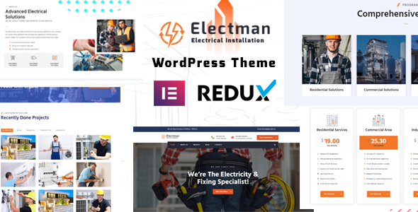 Electman - Electricity Services WordPress Theme icon