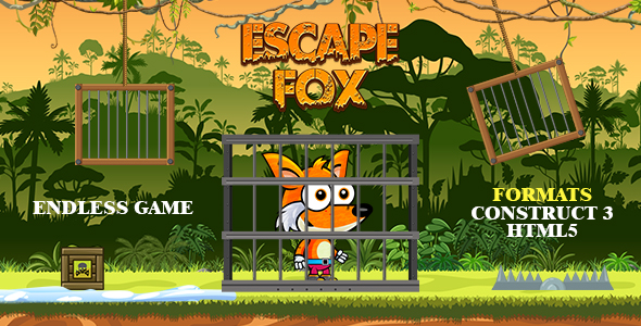 Escape Fox Game (Construct 3 | C3P | HTML5) Endless Game icon