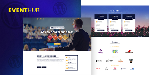Event Hub- Event, Conference WordPress Theme icon
