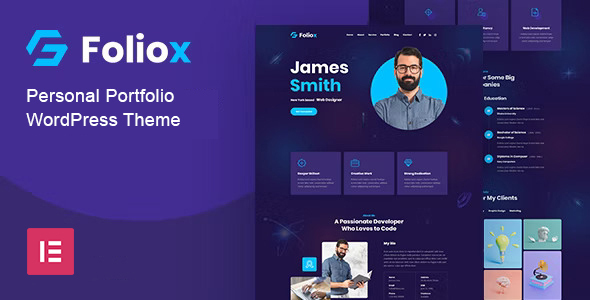 Foliox - Personal Portfolio WordPress Theme icon