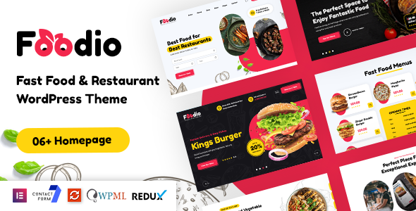Foodio - Fast Food Restaurant WordPress Theme icon
